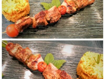 Brochettes poulet menthe citron vert - 7