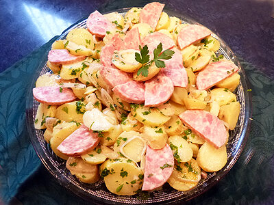 Salade saucisson pommes de terre - 6