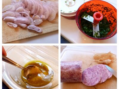 Salade saucisson pommes de terre - 3