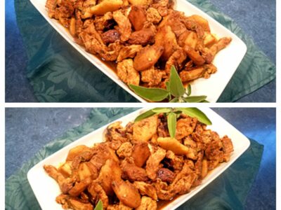 Emincé de dinde ananas curry - 9