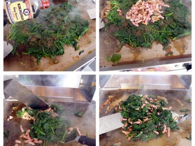 Epinards sautés à la plancha - 5