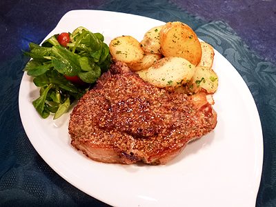 Côtes de veau à la moutarde