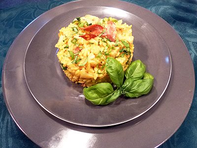 Risotto rapide aux artichauts