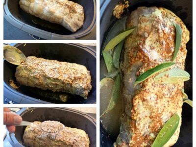 Rôti de porc sauge et moutarde - 3