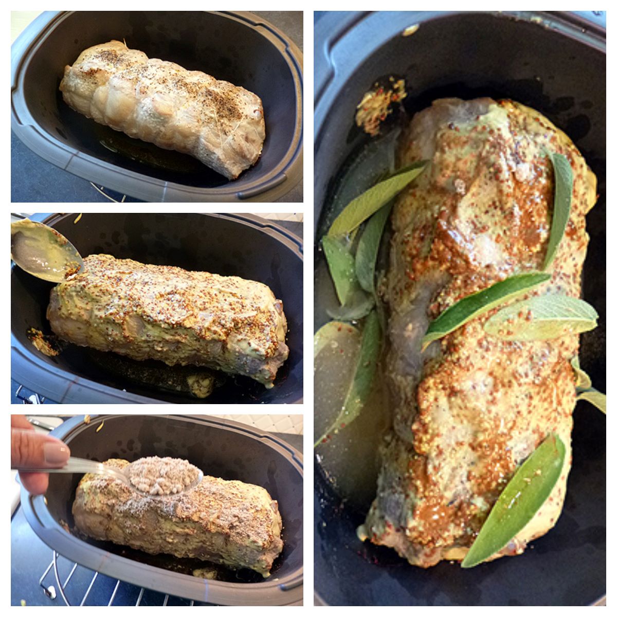 Roti De Porc Cocotte Ultra Pro Tupperware Rôti de porc sauge et moutarde - La recette facile par Toqués 2 Cuisine