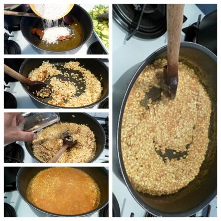 Risotto de courgettes au curry - 5
