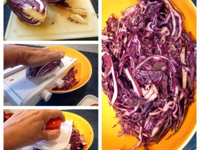 Salade de chou rouge aux fines herbes - 4