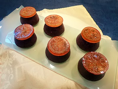 Gâteaux choco oranges confites - 1