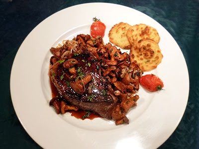 Chateaubriand aux girolles