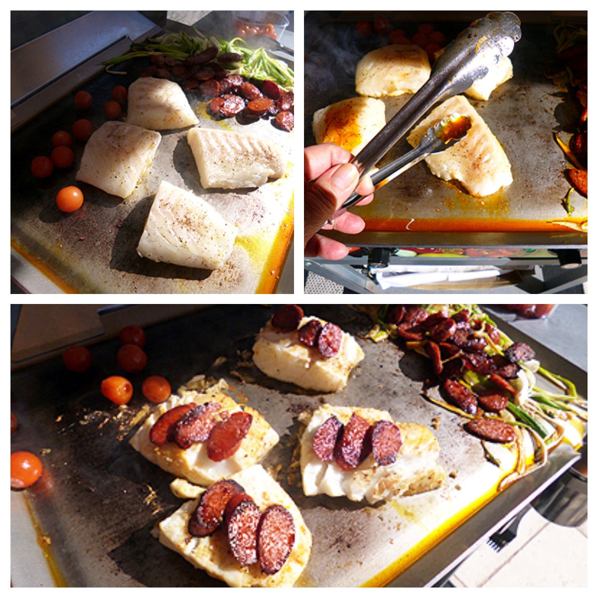 Dos de cabillaud au chorizo - La recette facile par Toqués 2 Cuisine