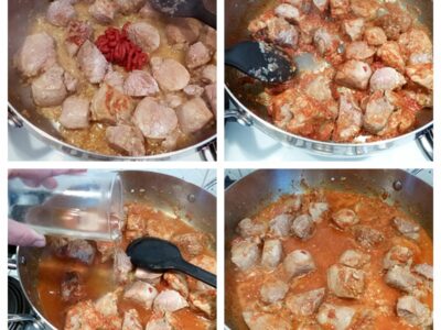 Sauté de porc aux champignons - 4