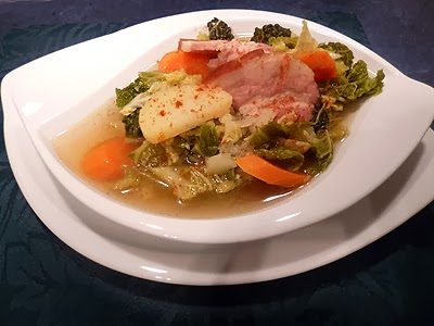 Soupe au chou au micro onde