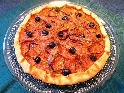 Tarte au rougail tomates