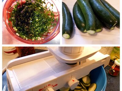 Courgettes persillées à la plancha - 2