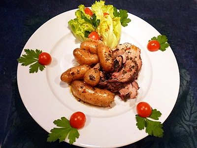 Epaule d’agneau roulée au four