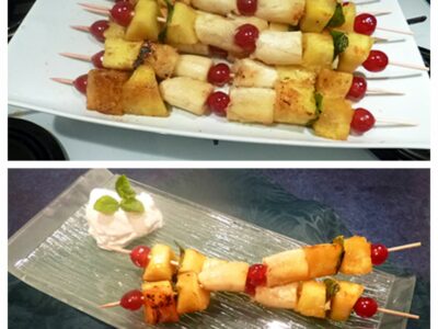 Brochettes banane ananas - 8