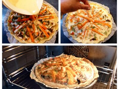 Quiche au surimi - 5