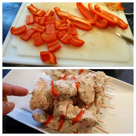 Brochettes de poulet au yaourt - 5