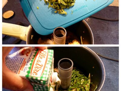 Brochettes de boeuf moutarde menthe et poivre vert - 5