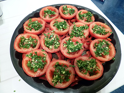 Clafoutis de tomates - 3