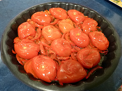 Clafoutis de tomates - 4