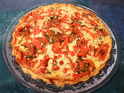 Clafoutis de tomates - 8