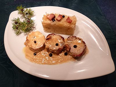 Filet mignon au genièvre