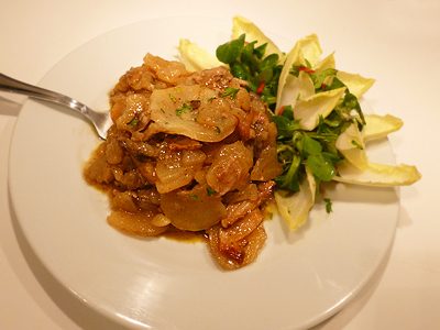 Pommes de terre au foie gras