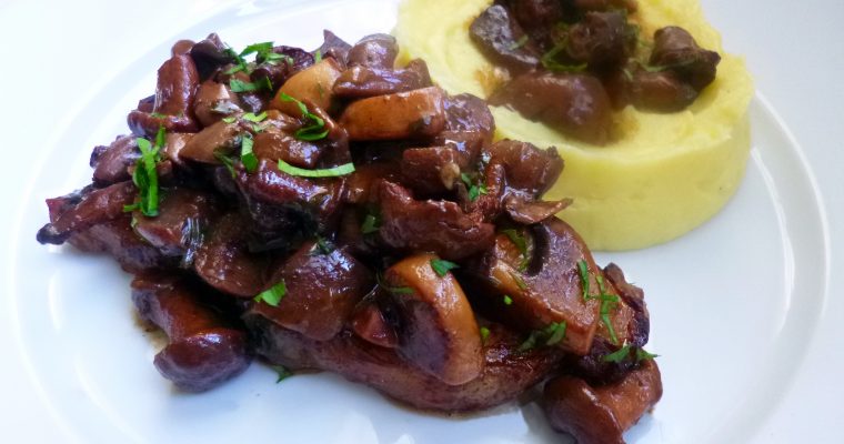 Côte de veau forestière