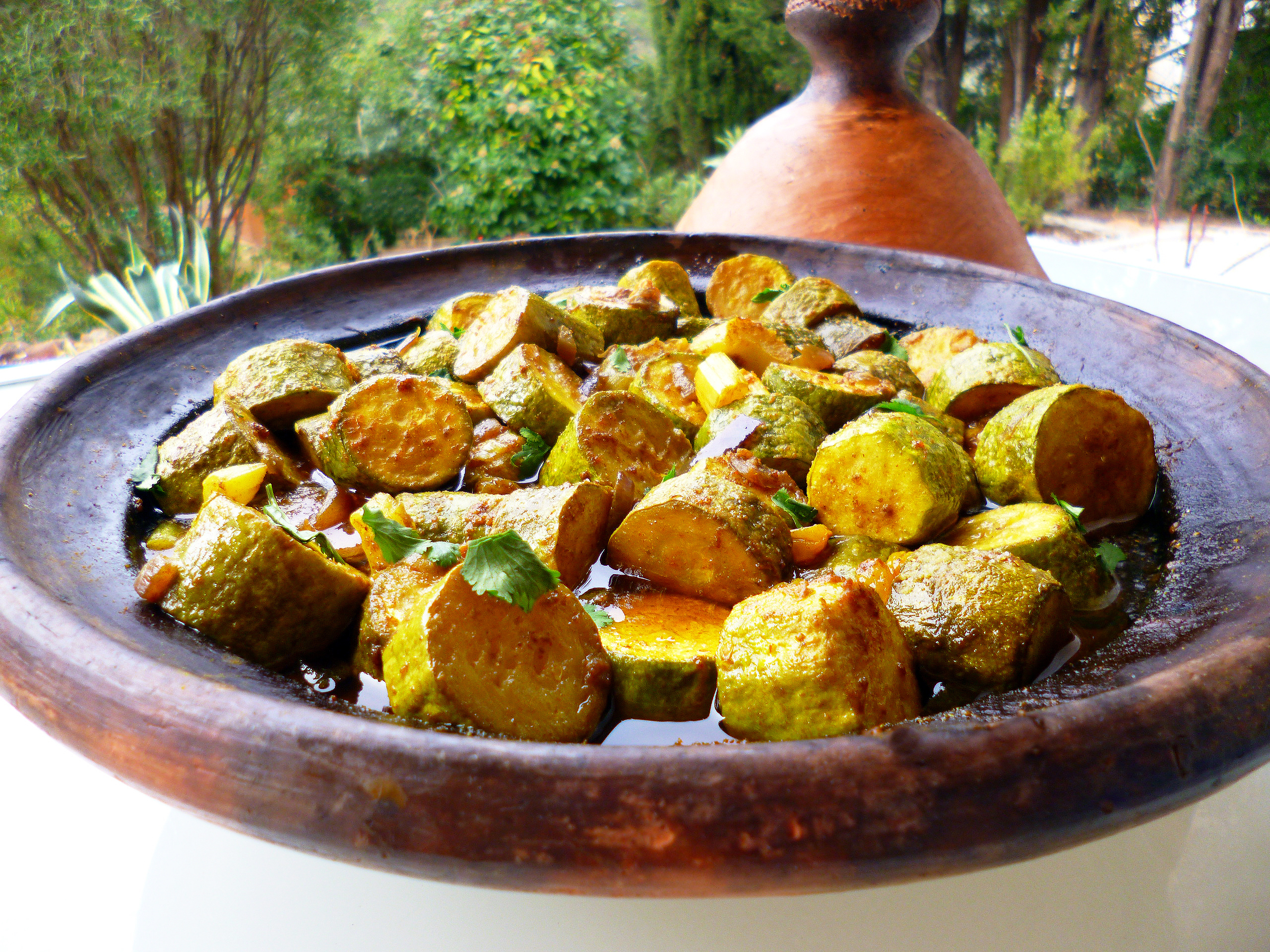 Courgettes au ras el hanout - 2