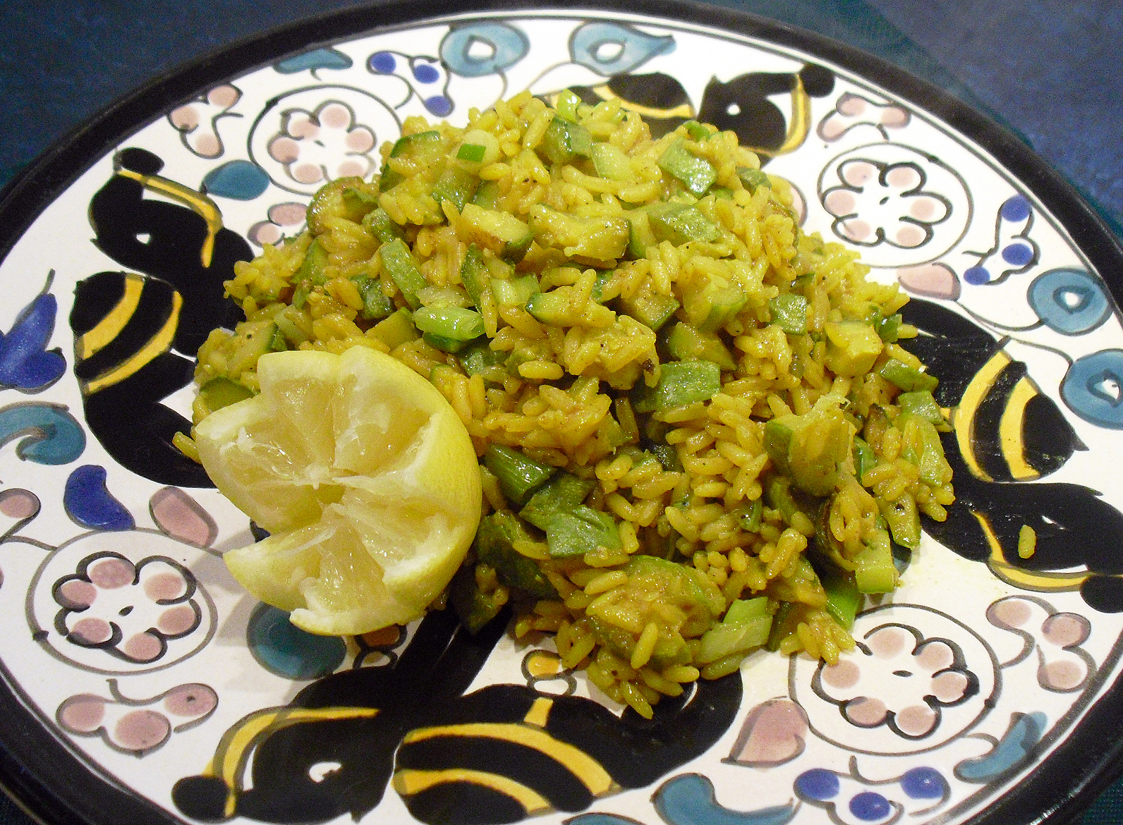 Courgettes au riz à l'orientale - 1