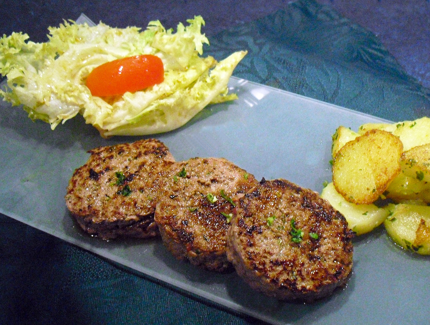 Steaks hachés au cumin et coriandre - 1