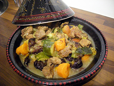 Tajine d'agneau aux abricots - 2