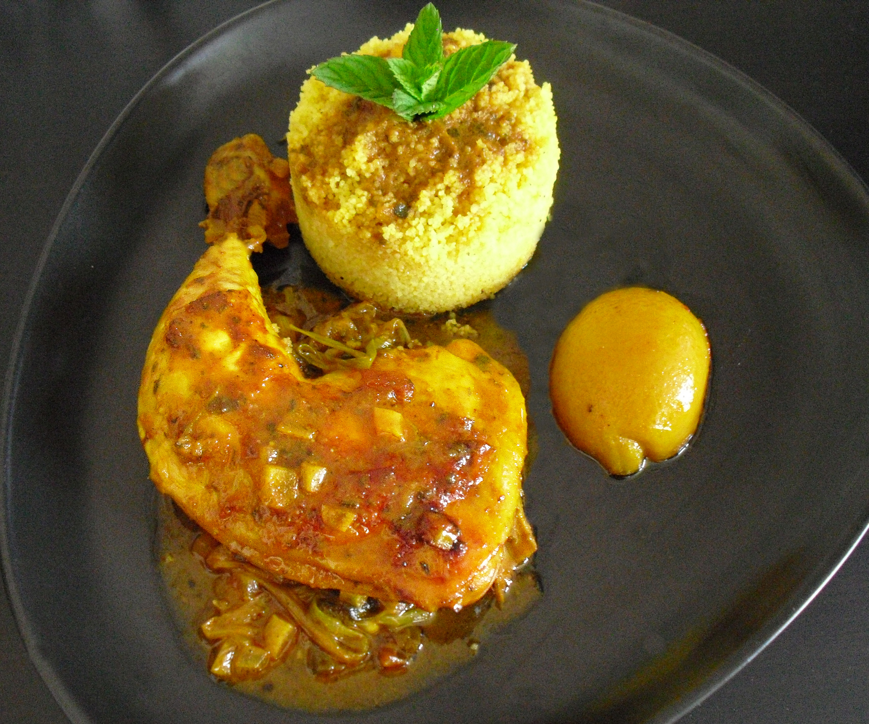 Tajine de poulet aux citrons - 2
