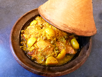 Tajine poulet et citrons confits - 2