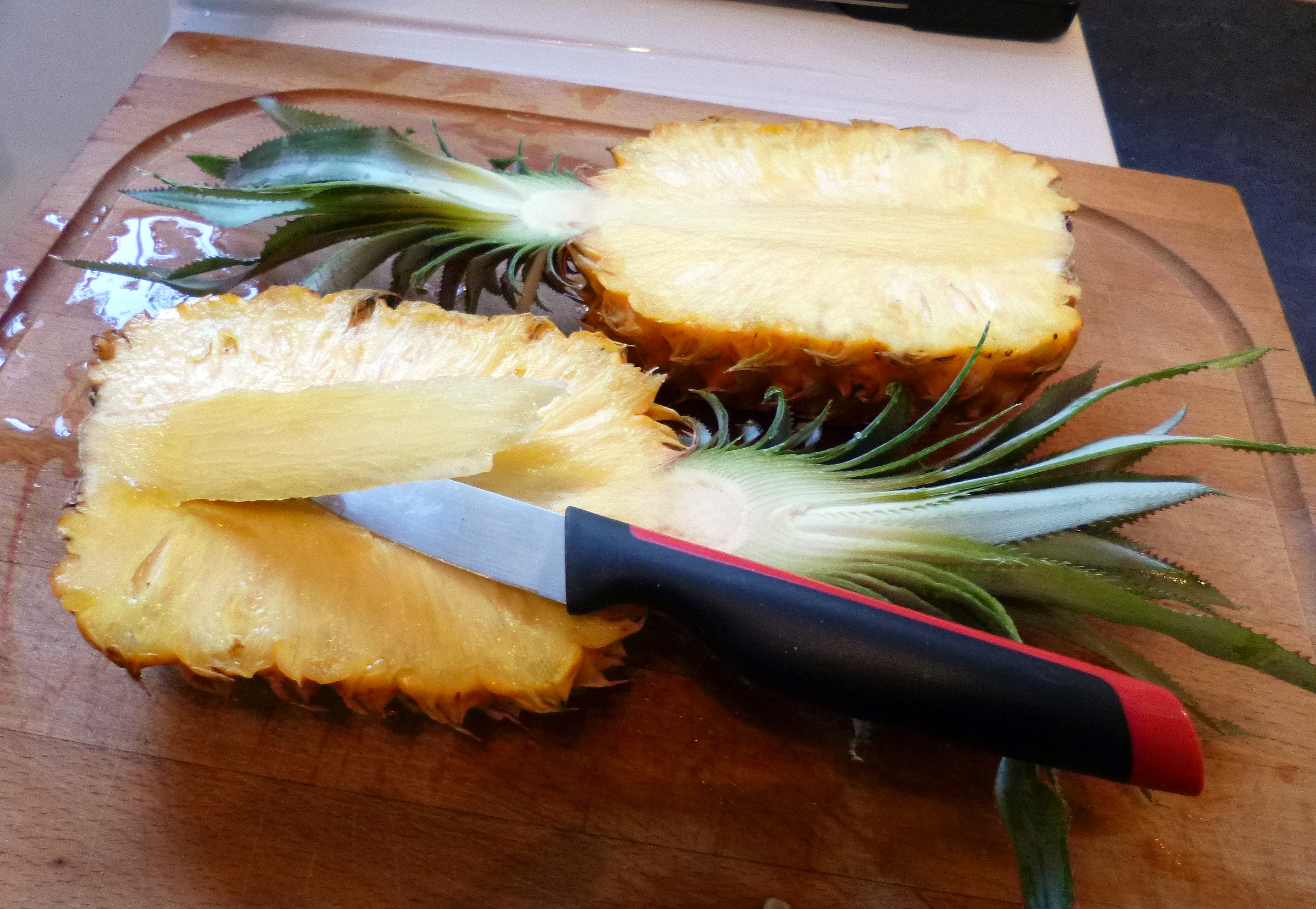 Ananas au jambon cru - 3