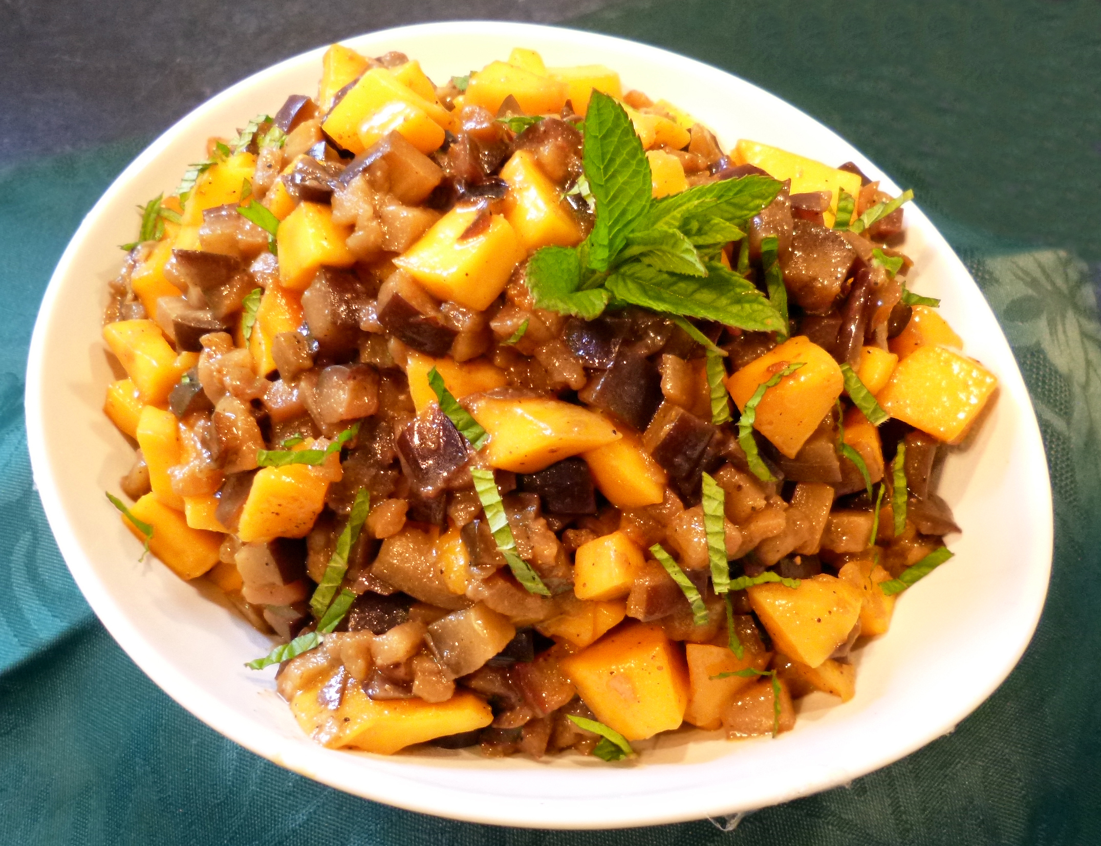 Chutney mangues aubergines - 2