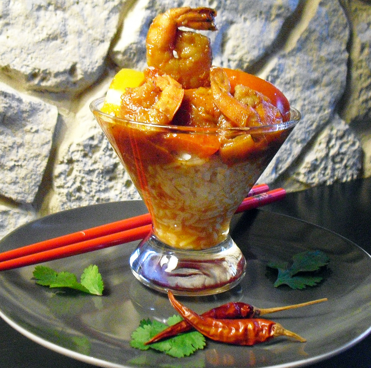 Crevettes façon Thaï - 1