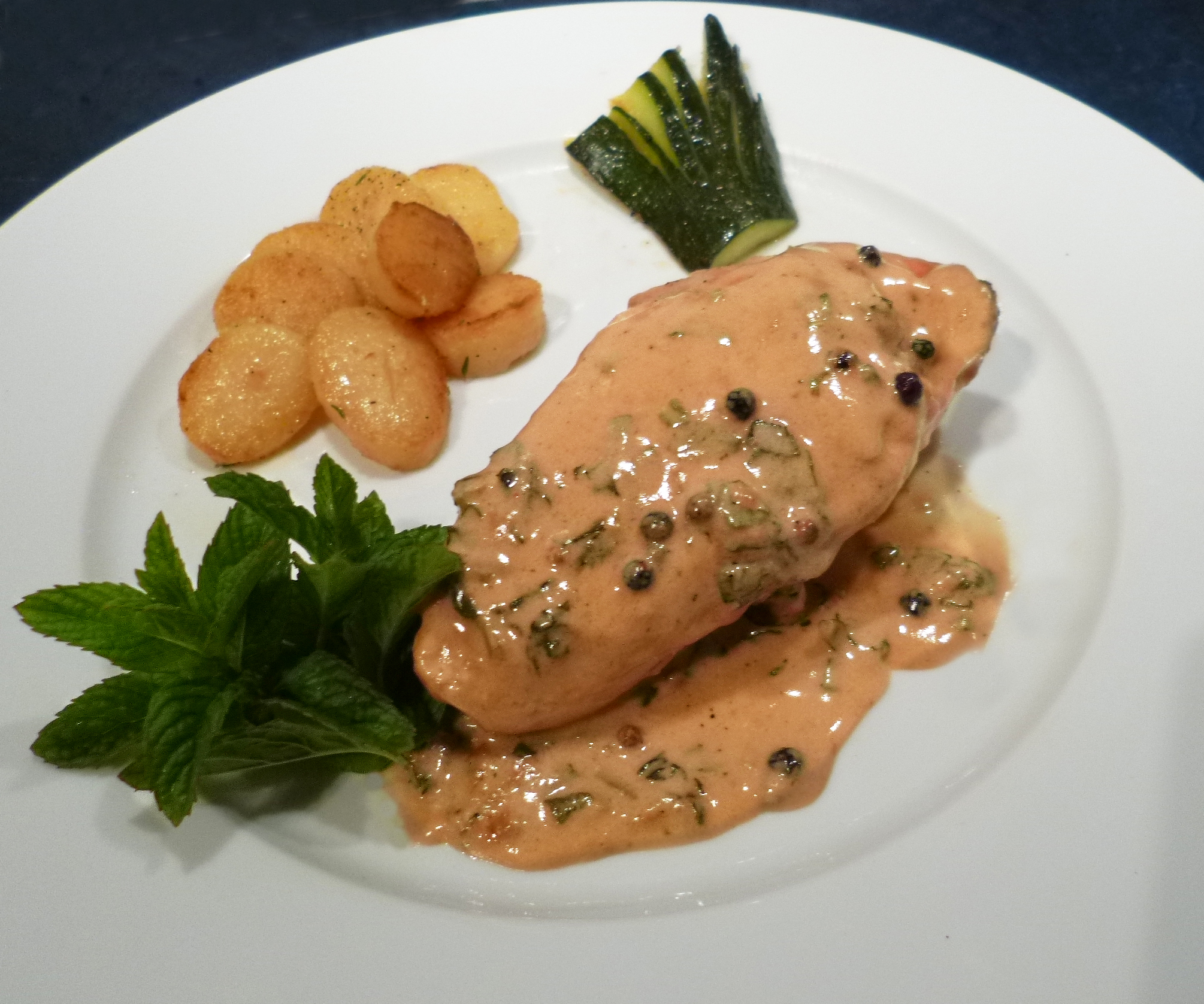 Filet de poulet sauce au poivre - 2