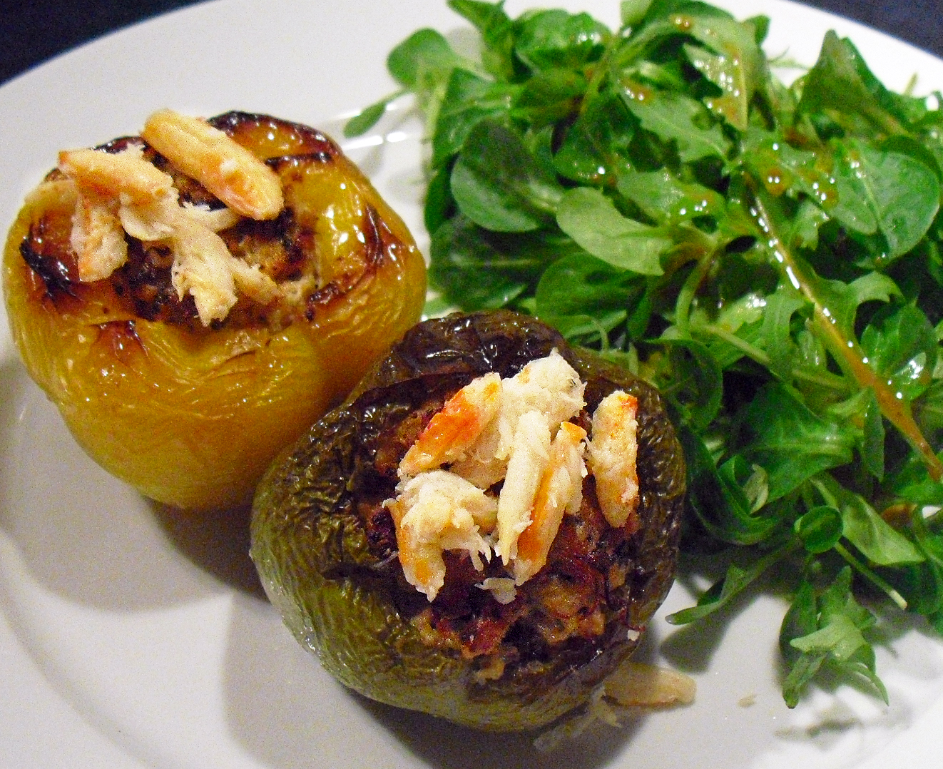 Poivrons farcis au crabe - 2