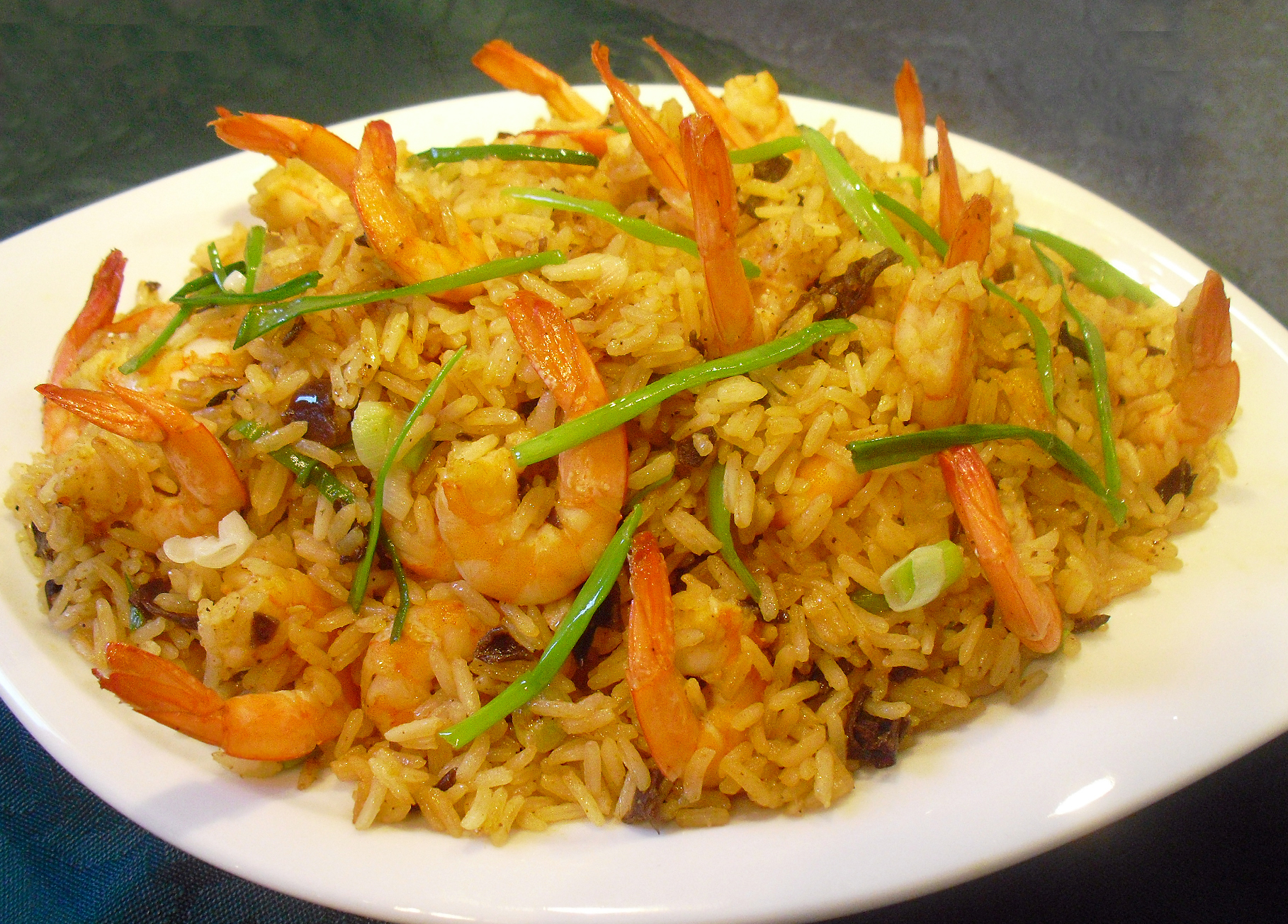 Riz aux crevettes - 1