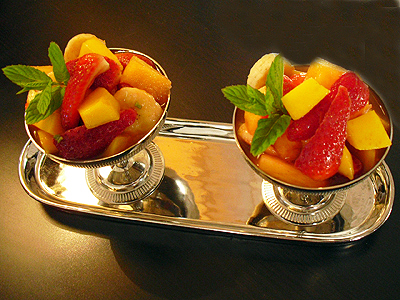 Salade de fruits frais au Saké - 2