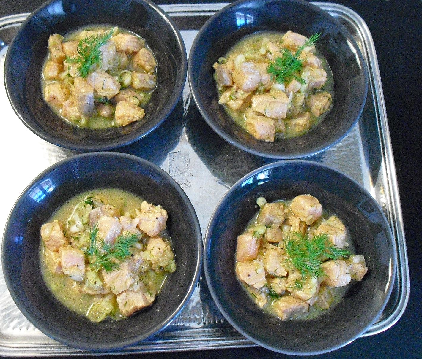 Tartare de saumon à la citronnelle - 2