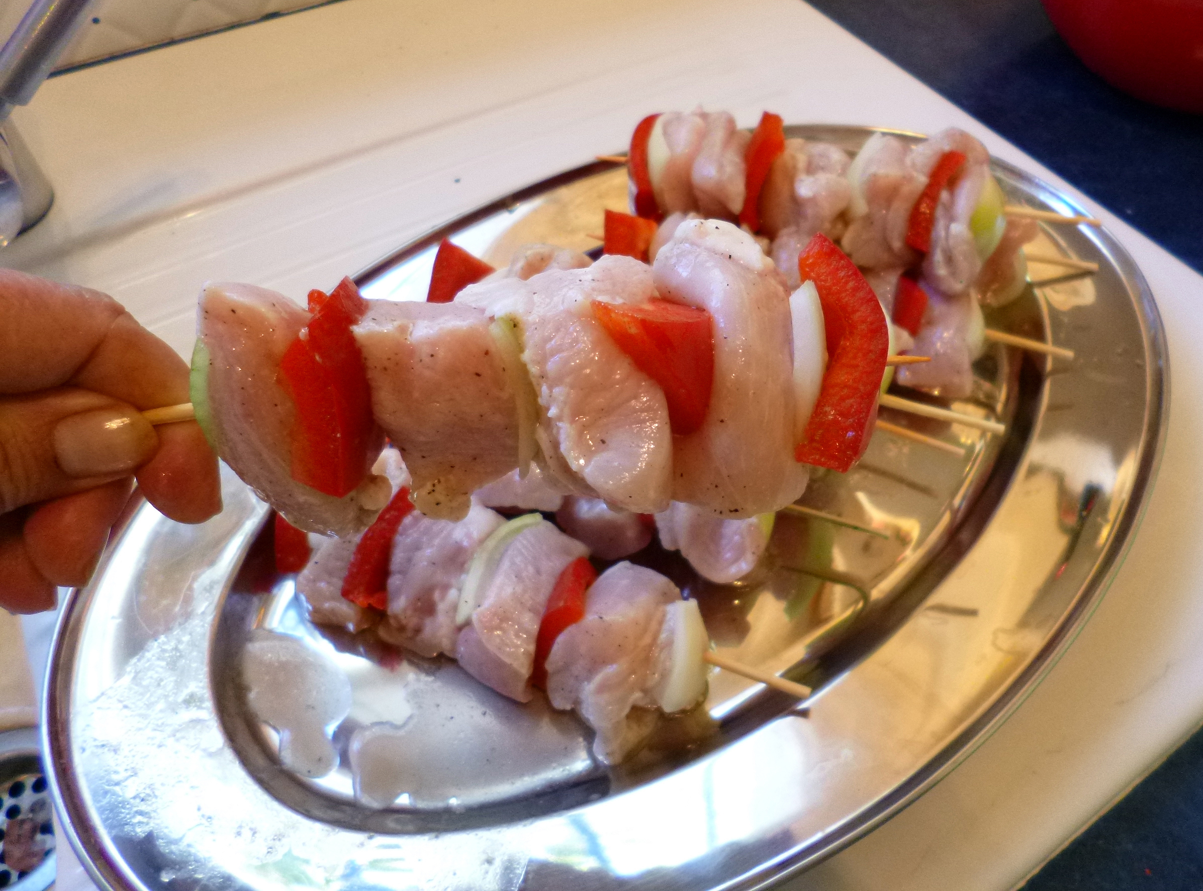 Brochettes de poulet au four - 4