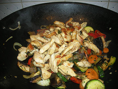 Emincé de poulet aux légumes de Provence - 6