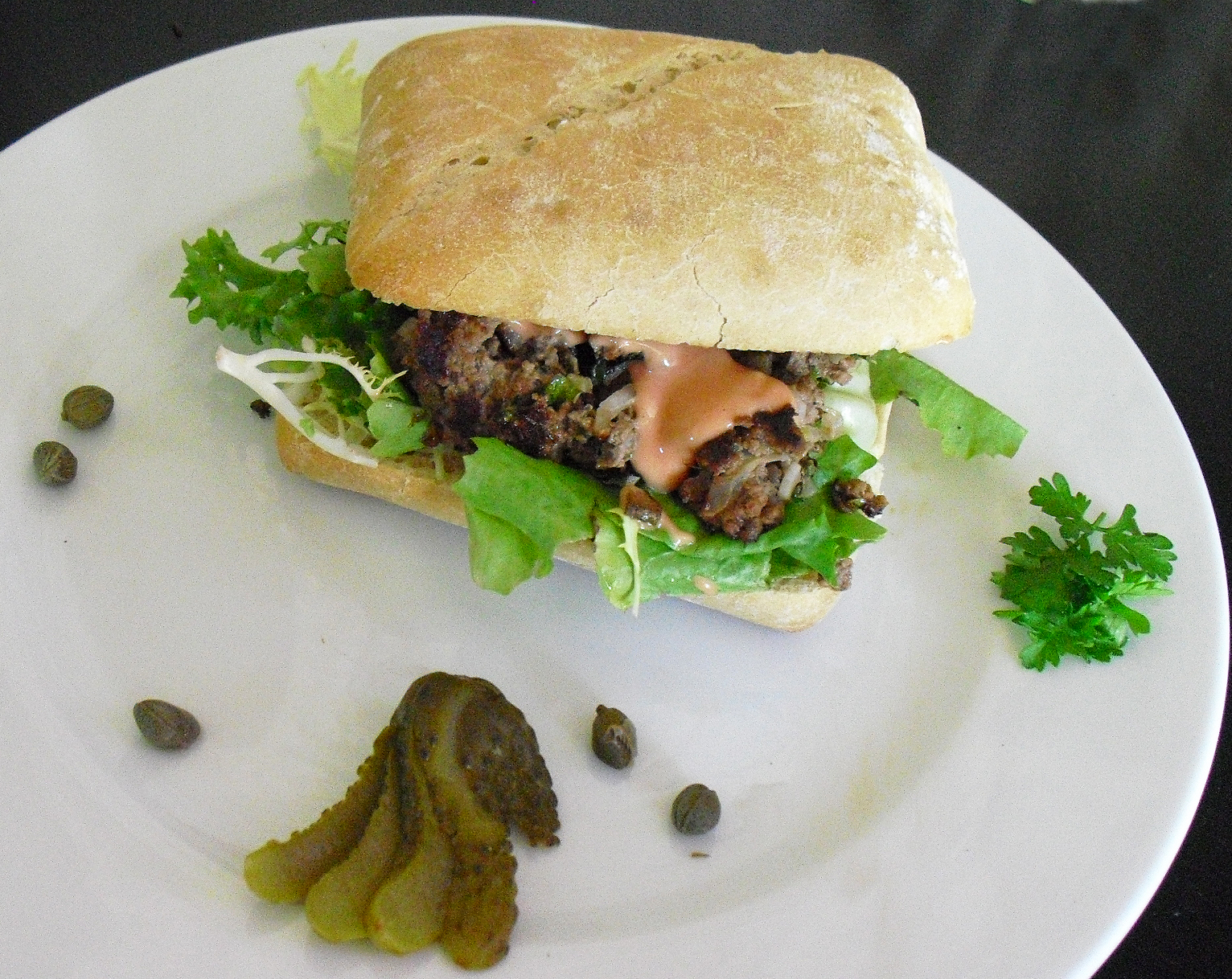 Hamburgers façon tartare - 2