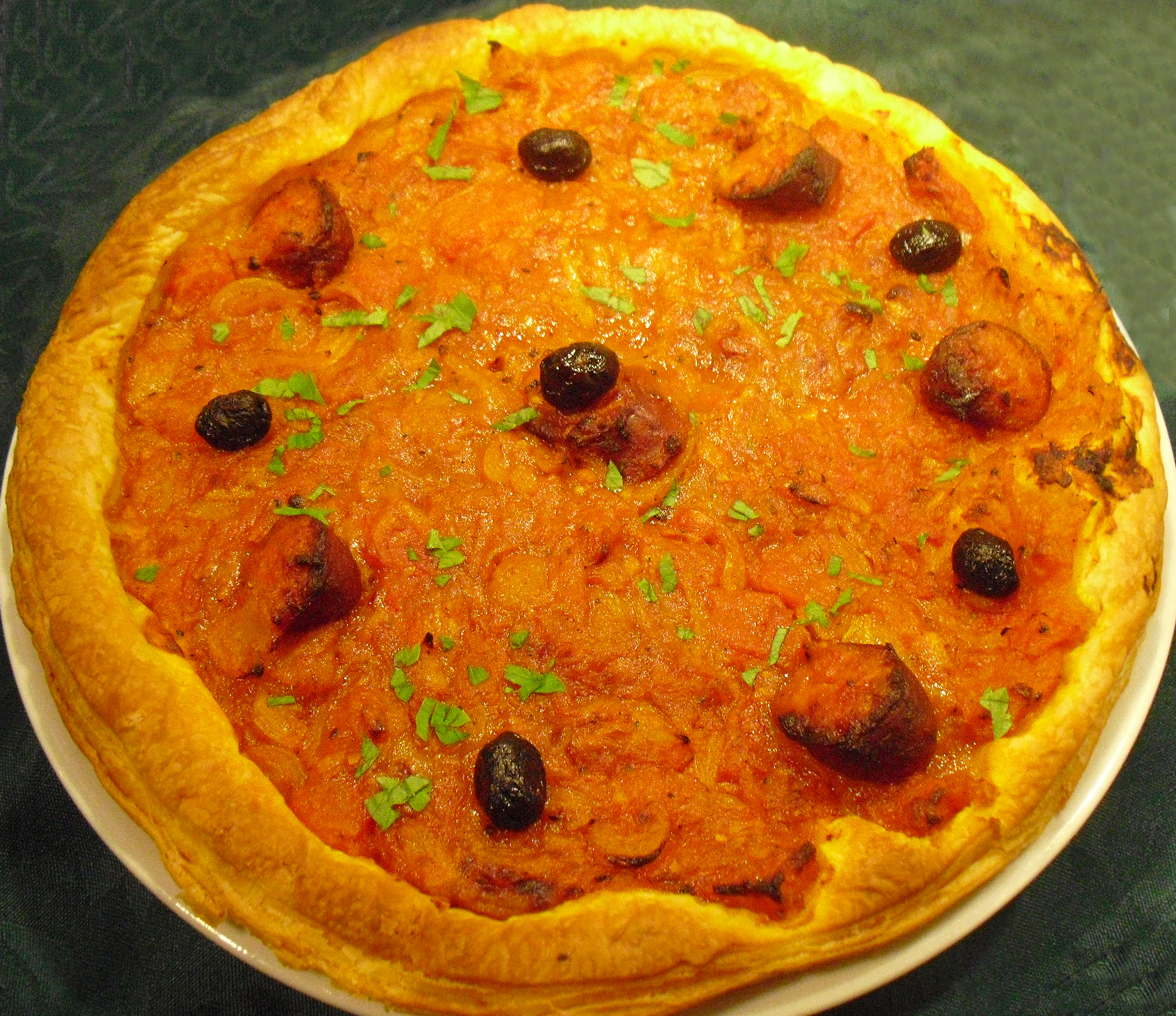 Tarte au rougail saucisse - 2