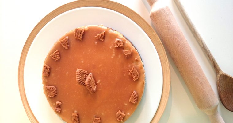 Cheesecake speculoos et caramel beurre salé