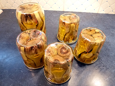 Artichauts marinés à l'huile - 9