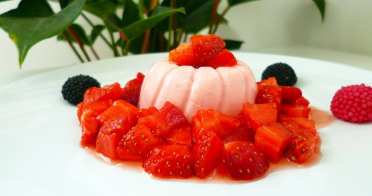 Panna Cotta fraise bonbon
